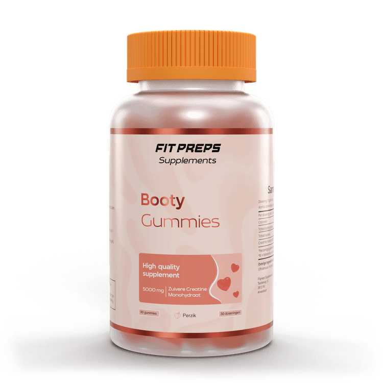 Booty gummies Perzik (5000 mg creatine monohydraat)